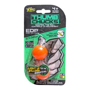 THUMB CHUCKS EDP Control The Roll ORANGE Skill Play NEW Sealed